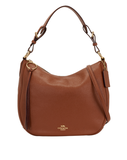 Sutton Hobo, &pound;250, Handbags, Tan, Leather, Front view